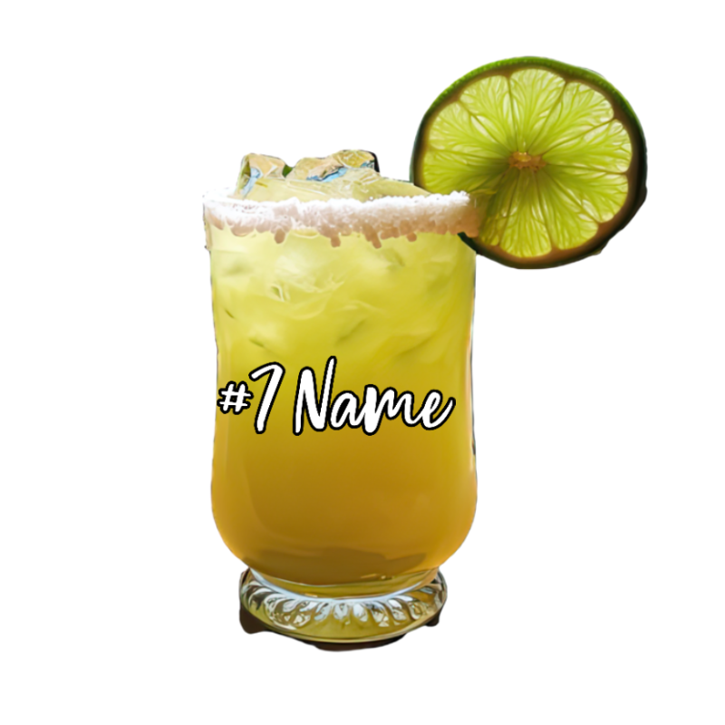 Custom Personalized Tropical Drinks Cruise Door Magnets - Sunshine on the Seas