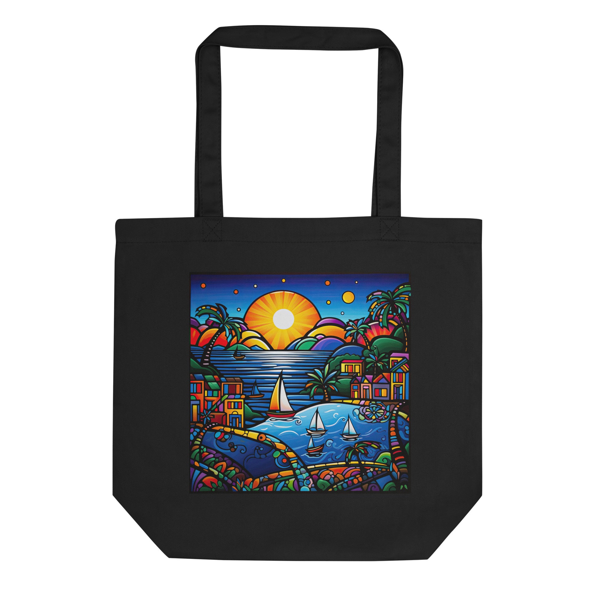 Island Sunset Beach Eco Tote Bag - Sunshine on the Seas