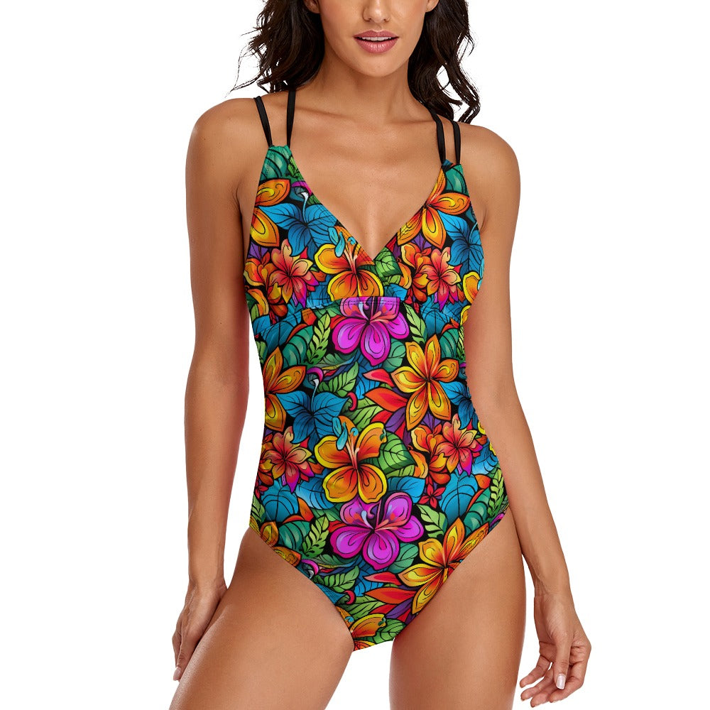 Hawaiian Tropical One-piece Swimsuit