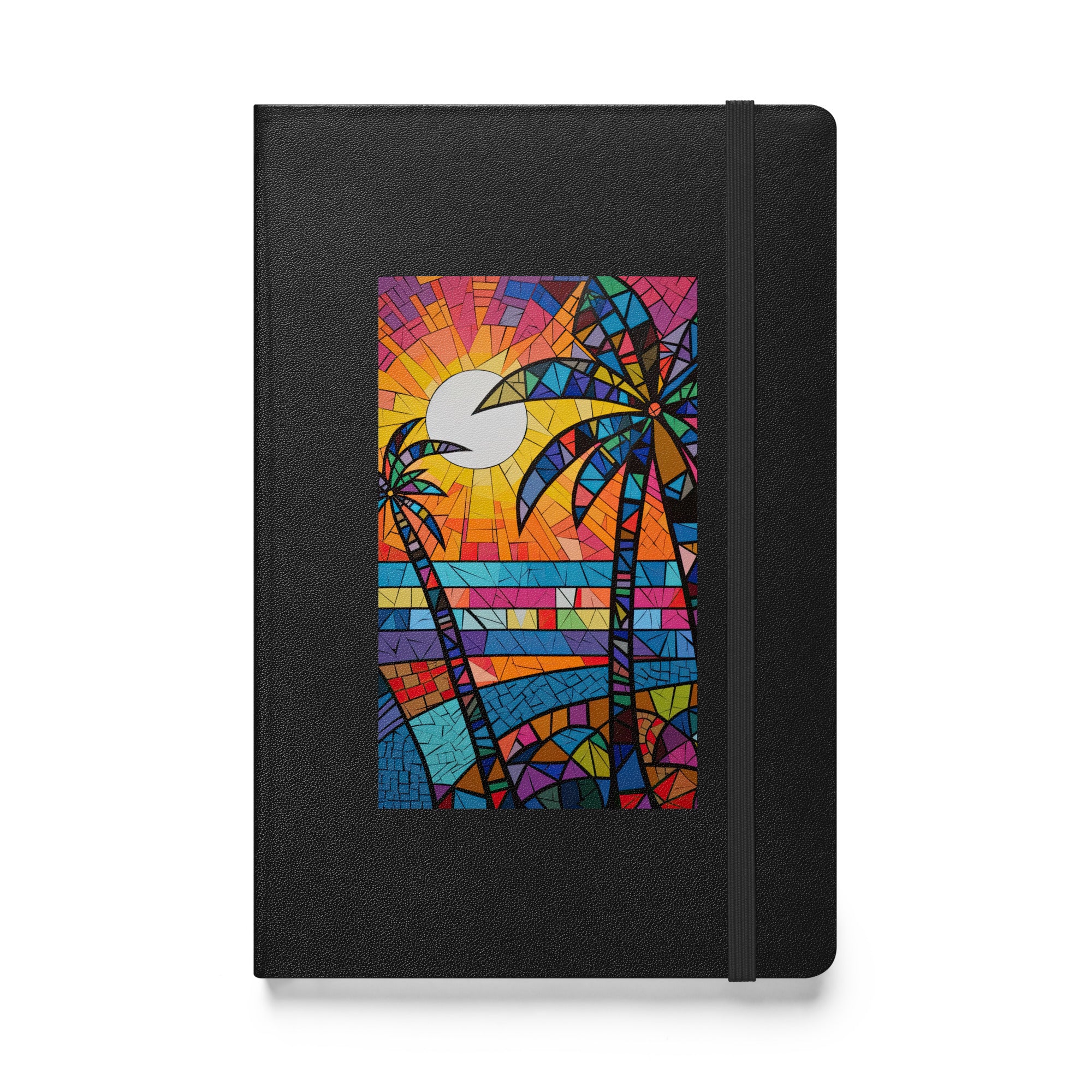 Tropical Palm Trees Hardcover bound notebook - Sunshine on the Seas