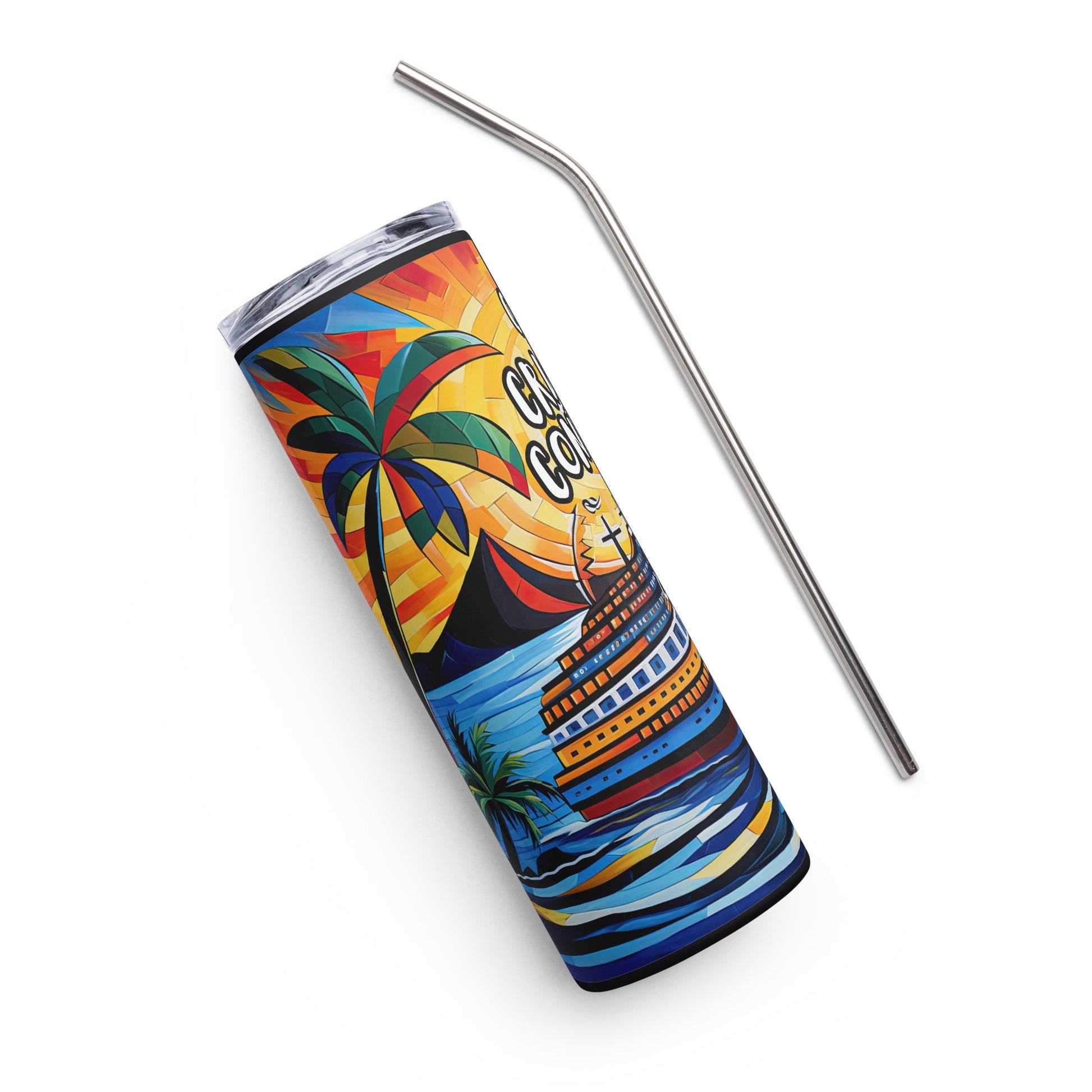 On Cruise Control Stainless steel tumbler - Sunshine on the Seas