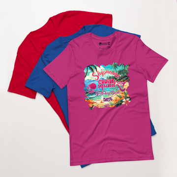 Customizable Cruise Squad Birthday Bash Unisex T-shirt