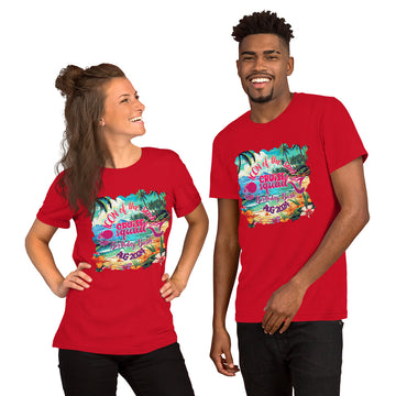 Icon of the Seas Cruise Squad Birthday Bash Unisex T-shirt - Light + Red Colors