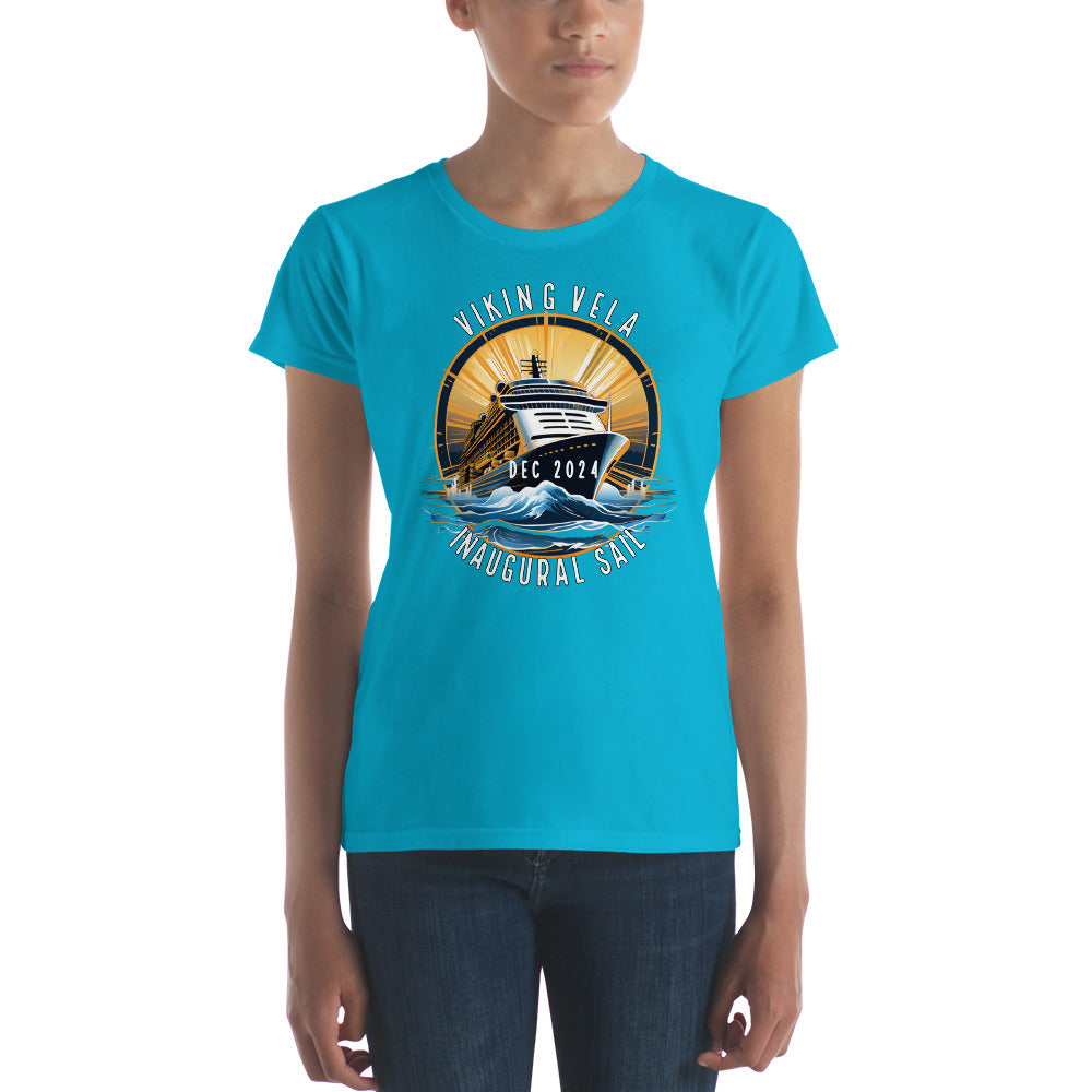 Viking Vela Inaugural Sail Dec 2024 Women's Short Sleeve T-shirt