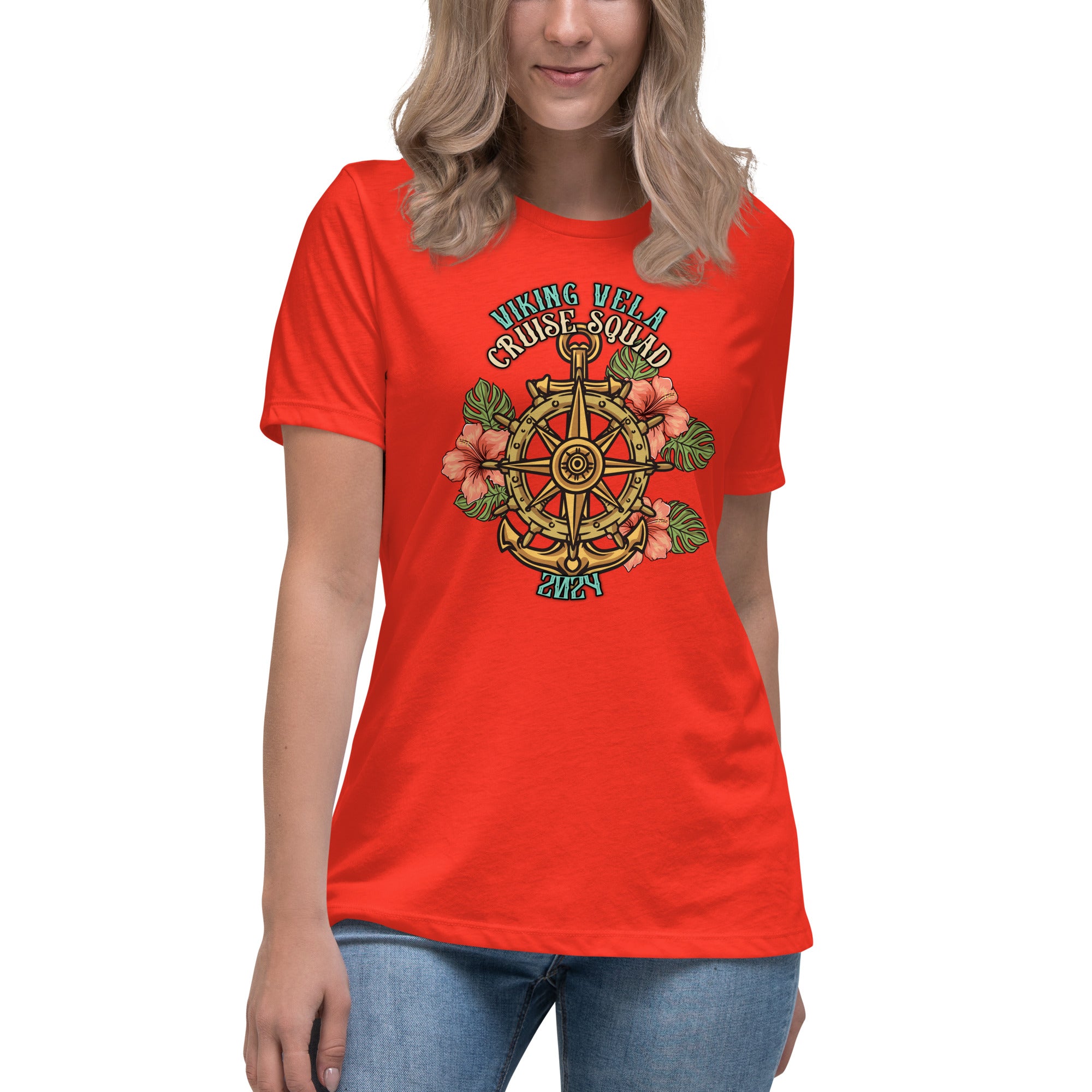 Viking Vela Cruise Squad 2024 Women's Relaxed T-Shirt