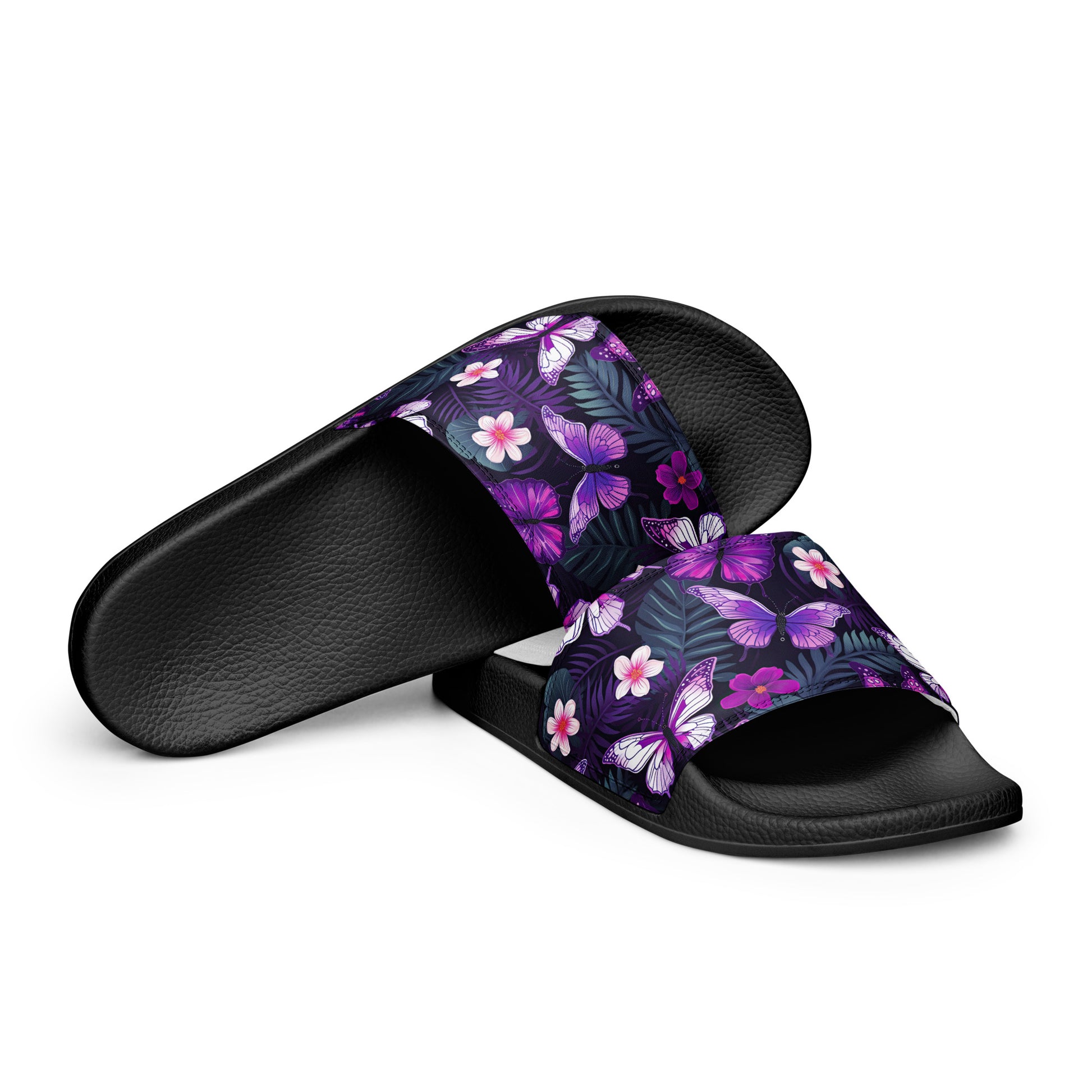 Butterfly Women's Slides - Sunshine on the Seas